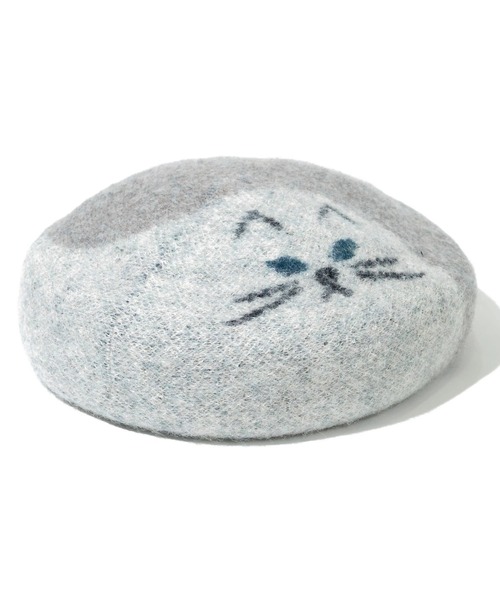 go slow caravan（ゴースローキャラバン）の「tuduri/ツヅリ　ずんぐりねこベレー（ハンチング/ベレー帽・レディース・アイボリー・FREE）」の5枚目の写真