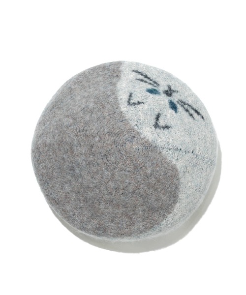 go slow caravan（ゴースローキャラバン）の「tuduri/ツヅリ　ずんぐりねこベレー（ハンチング/ベレー帽・レディース・アイボリー・FREE）」の6枚目の写真