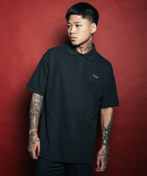 SBCY Sport(エスビーシーワイスポーツ)の「Dry polo shirt-Script-(ポロシャツ・メンズ・ホワイト/ブラック・XX-LARGE/X-LARGE/LARGE/MEDIUM/SMALL)」の8枚目の写真