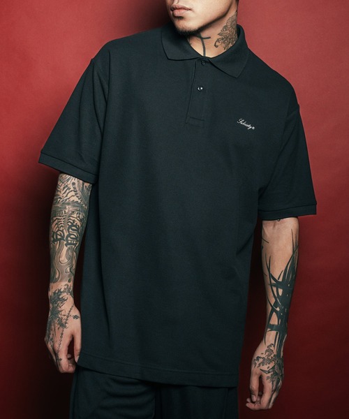 SBCY Sport(エスビーシーワイスポーツ)の「Dry polo shirt-Script-(ポロシャツ・メンズ・ホワイト/ブラック・XX-LARGE/X-LARGE/LARGE/MEDIUM/SMALL)」の2枚目の写真
