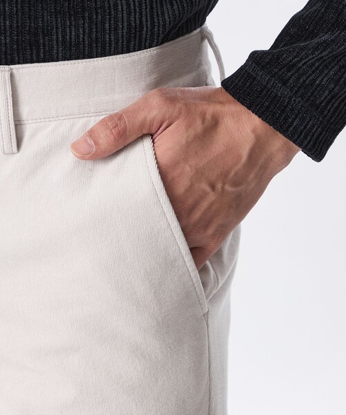 EPOCA UOMO(エポカウォモ)の「2WAYコーデュロイパンツ(その他パンツ・メンズ・ライトグレー/ホワイト/ブラック・46/48)」の11枚目の写真