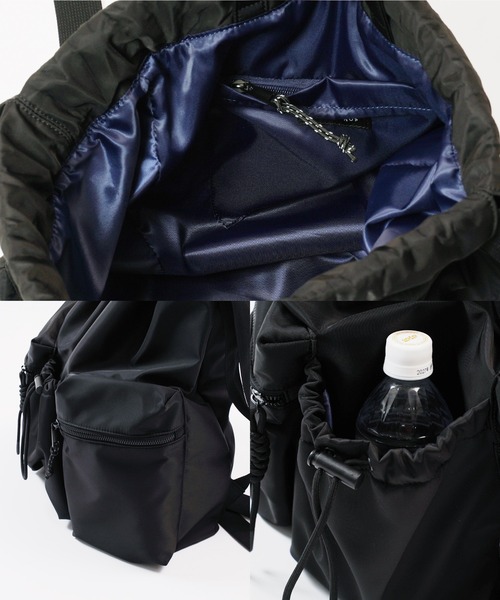 jiggys shop(ジギーズショップ)の「撥水加工 ナップサック バックパック(バックパック/リュック・メンズ・ブラック・FREE)」の15枚目の写真