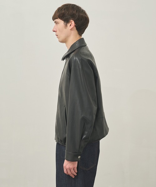 STUDIOUS（ステュディオス）の「【STUDIOUS】MODERN LEATHER BLOUSON（ブルゾン・メンズ・ブラック・1/2/3）」の3枚目の写真