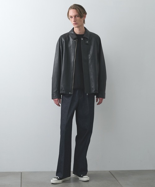 STUDIOUS（ステュディオス）の「【STUDIOUS】MODERN LEATHER BLOUSON（ブルゾン・メンズ・ブラック・1/2/3）」の14枚目の写真