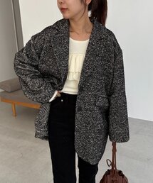 CAPRICIEUX LE'MAGE（カプリシューレマージュ）の「ツイードテーラーハーフコート（その他アウター・レディース）」