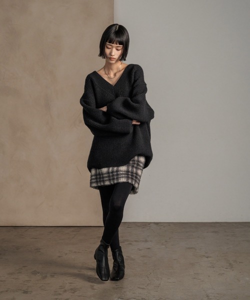 LOWRYS FARM（ローリーズファーム）の「フェザーミニスカート　589591（スカート・レディース・ブラウン/グレー・MEDIUM/LARGE）」の20枚目の写真