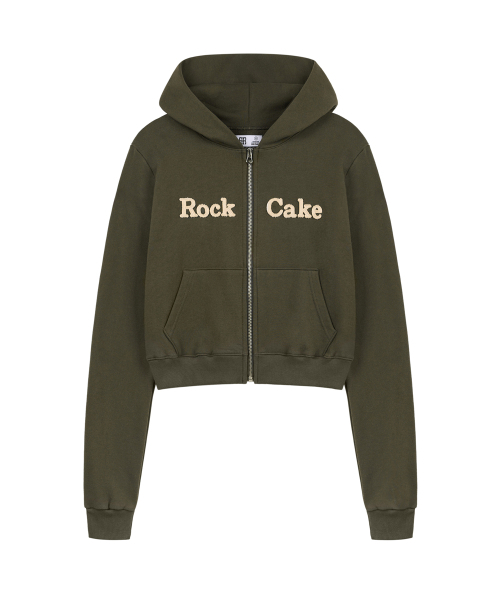 ROCKCAKE(ロックケーキ)の「Logo Patch Full Zip Hoodie - Khaki(パーカー・レディース・その他・SMALL)」の2枚目の写真