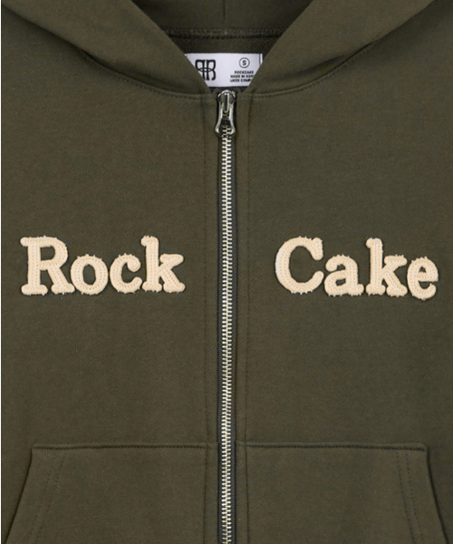 ROCKCAKE(ロックケーキ)の「Logo Patch Full Zip Hoodie - Khaki(パーカー・レディース・その他・SMALL)」の4枚目の写真