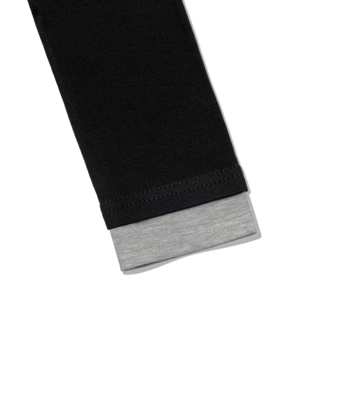 MOAA(モア)の「Layered Trim Henley sleeve (BLACK)(Tシャツ/カットソー・レディース・その他・SMALL/MEDIUM)」の4枚目の写真