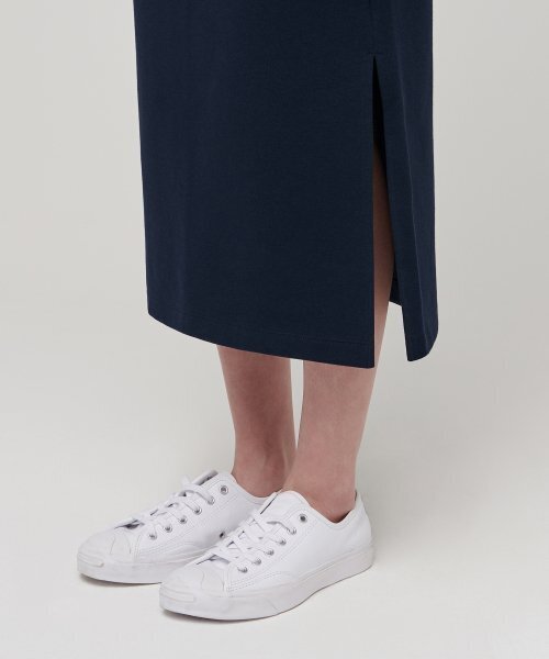 MUSINSA STANDARD WOMAN（ムシンサスタンダードウーマン）の「ウィメンズフラットテリースウェットロングスカート[ネイビー]（スカート・レディース・その他・X-SMALL/SMALL/MEDIUM/LARGE）」の5枚目の写真
