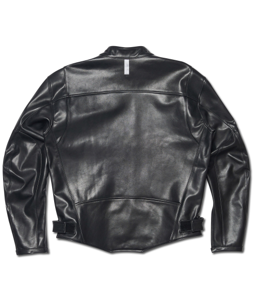 NOMANUAL(NOMANUAL)の「MOTO LEATHER JACKET - BLACK(ライダースジャケット・レディース・その他・MEDIUM/LARGE)」の2枚目の写真
