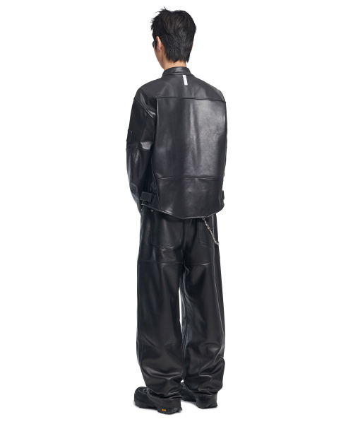 NOMANUAL(NOMANUAL)の「MOTO LEATHER JACKET - BLACK(ライダースジャケット・レディース・その他・MEDIUM/LARGE)」の4枚目の写真