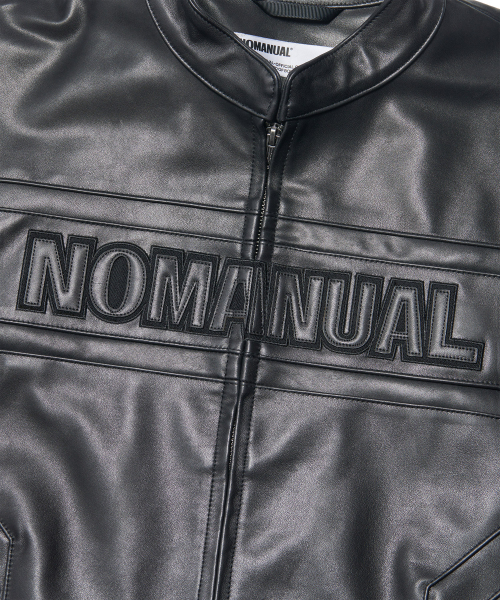 NOMANUAL(NOMANUAL)の「MOTO LEATHER JACKET - BLACK(ライダースジャケット・レディース・その他・MEDIUM/LARGE)」の5枚目の写真