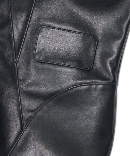NOMANUAL(NOMANUAL)の「MOTO LEATHER JACKET - BLACK(ライダースジャケット・レディース・その他・MEDIUM/LARGE)」の7枚目の写真