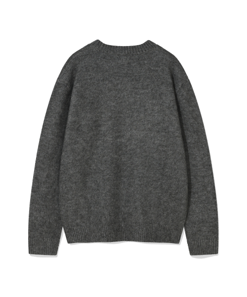 Wacky WiLLy（ワッキーウィリー）の「ヘアリープルオーバーニットグレー（ニット/セーター・レディース・その他・SMALL/MEDIUM/LARGE/X-LARGE）」の3枚目の写真