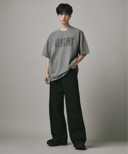 Verdnt（バーダント）の「切開レイヤードカーゴワイドコットンパンツ[ブラック]（その他パンツ・レディース・ブラック・MEDIUM/LARGE/X-LARGE/SMALL）」の6枚目の写真