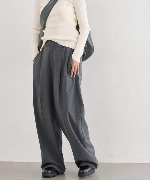 追加4》2WAYトロタックイージーワイド（スラックス）｜U by SPICK&SPAN