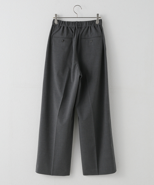 U by SPICK&SPAN(ユーバイスピックアンドスパン)の「《追加4》2WAYトロタックイージーワイド(スラックス・レディース・ネイビー/チャコールグレー・38/36)」の5枚目の写真