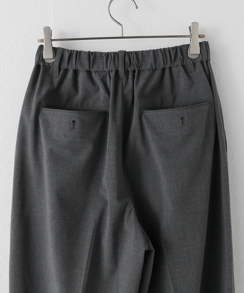 U by SPICK&SPAN(ユーバイスピックアンドスパン)の「《追加4》2WAYトロタックイージーワイド(スラックス・レディース・ネイビー/チャコールグレー・38/36)」の6枚目の写真