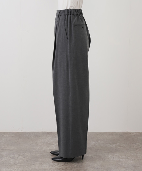 U by SPICK&SPAN(ユーバイスピックアンドスパン)の「《追加4》2WAYトロタックイージーワイド(スラックス・レディース・ネイビー/チャコールグレー・38/36)」の14枚目の写真