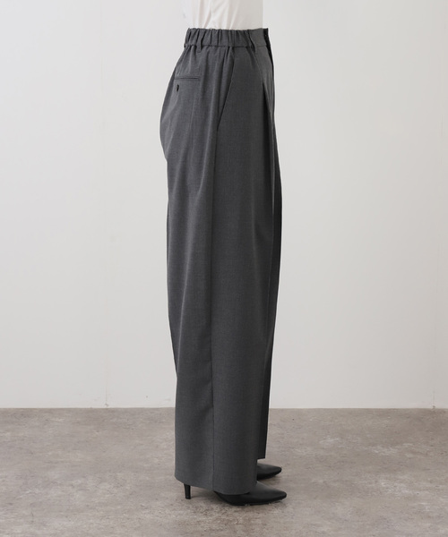 U by SPICK&SPAN(ユーバイスピックアンドスパン)の「《追加4》2WAYトロタックイージーワイド(スラックス・レディース・ネイビー/チャコールグレー・38/36)」の16枚目の写真