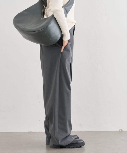 U by SPICK&SPAN(ユーバイスピックアンドスパン)の「《追加4》2WAYトロタックイージーワイド(スラックス・レディース・ネイビー/チャコールグレー・38/36)」の18枚目の写真