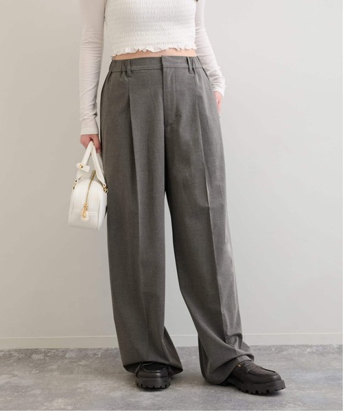 U by SPICK&SPAN(ユーバイスピックアンドスパン)の「《追加4》2WAYトロタックイージーワイド(スラックス・レディース・ネイビー/チャコールグレー・38/36)」の22枚目の写真