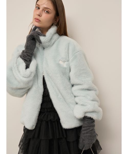 SNIDEL(スナイデル)の「【SNIDEL×PUMA】エコファーブルゾン(ブルゾン・レディース・ホワイト・S)」の16枚目の写真