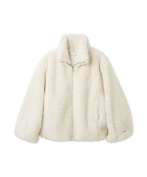 SNIDEL(スナイデル)の「【SNIDEL×PUMA】エコファーブルゾン(ブルゾン・レディース・ホワイト・S)」の2枚目の写真