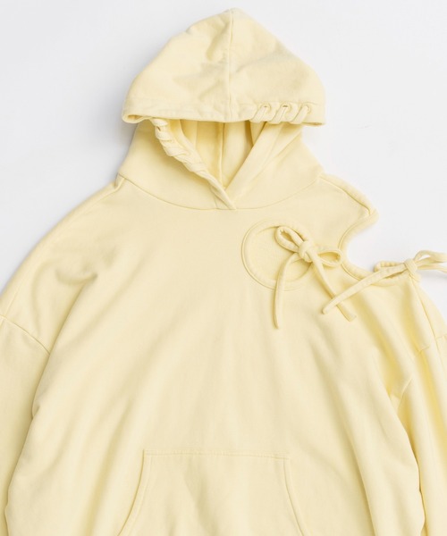 MAISON SPECIAL(メゾンスペシャル)の「Haulover Hoodie/ホールオーバーフーディ(パーカー・レディース・ホワイト/イエロー/ブラック・FREE)」の17枚目の写真