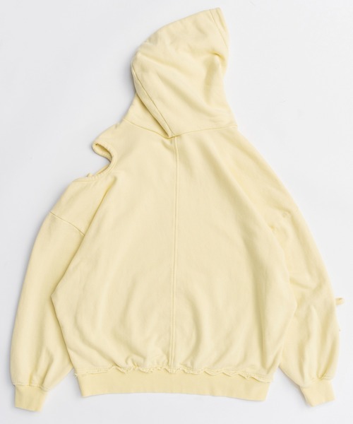 MAISON SPECIAL(メゾンスペシャル)の「Haulover Hoodie/ホールオーバーフーディ(パーカー・レディース・ホワイト/イエロー/ブラック・FREE)」の16枚目の写真