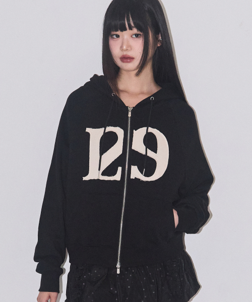 129 Logo Patch Hooded Zip-Up（パーカー）｜ILLIGO（イリゴ）の