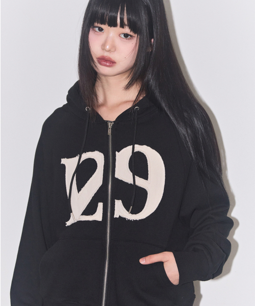 129 Logo Patch Hooded Zip-Up（パーカー）｜ILLIGO（イリゴ）の