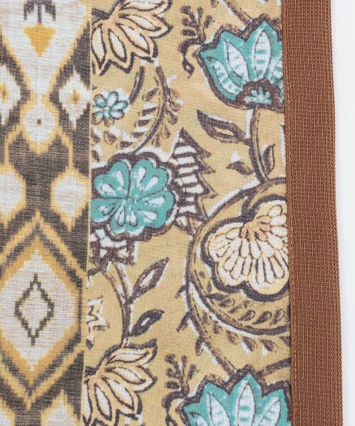 チチカカ（チチカカ）の「ファブリックプリント＆ブラックジャケット（ブルゾン・レディース・ブルー/ブラック/ベージュ・FREE）」の13枚目の写真