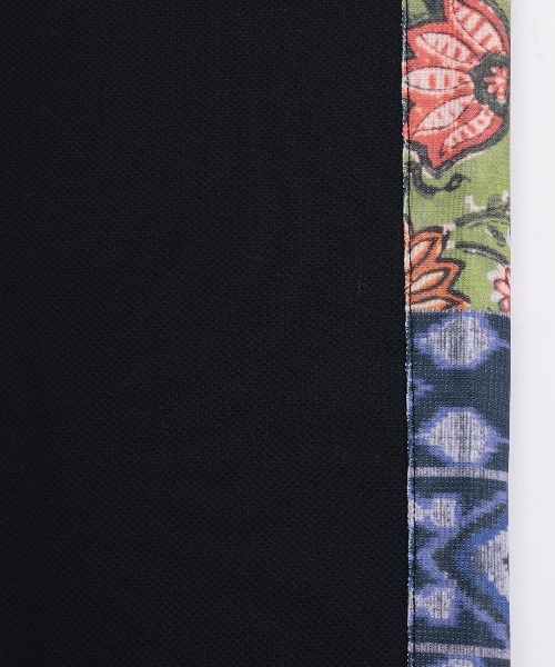 チチカカ（チチカカ）の「ファブリックプリント＆ブラックジャケット（ブルゾン・レディース・ブルー/ブラック/ベージュ・FREE）」の12枚目の写真