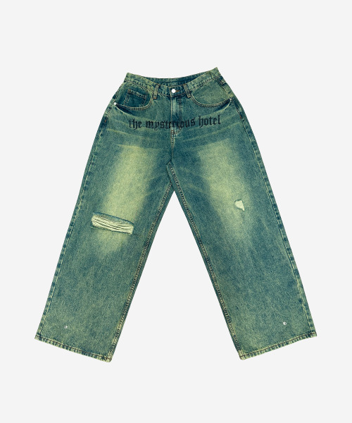 THE MYSTERIOUS HOTEL（ザミステリアスホテル）の「YELLOW WASHING JEANS [3 Size]（デニムパンツ・レディース・その他・SMALL/MEDIUM/LARGE）」の3枚目の写真