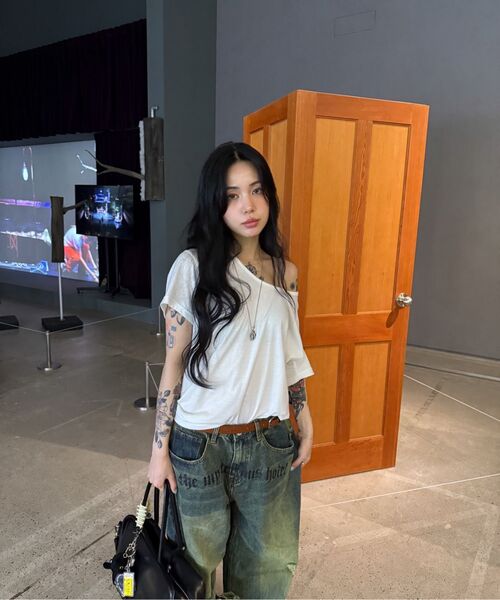 THE MYSTERIOUS HOTEL（ザミステリアスホテル）の「YELLOW WASHING JEANS [3 Size]（デニムパンツ・レディース・その他・SMALL/MEDIUM/LARGE）」の5枚目の写真