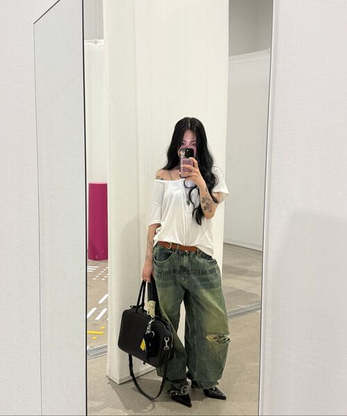 THE MYSTERIOUS HOTEL（ザミステリアスホテル）の「YELLOW WASHING JEANS [3 Size]（デニムパンツ・レディース・その他・SMALL/MEDIUM/LARGE）」の7枚目の写真