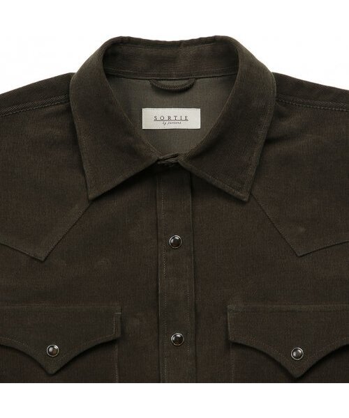 sortie(ソルティ)の「035 Corduroy Western Shirts (Khaki)(シャツ/ブラウス・メンズ・その他・LARGE/MEDIUM)」の6枚目の写真