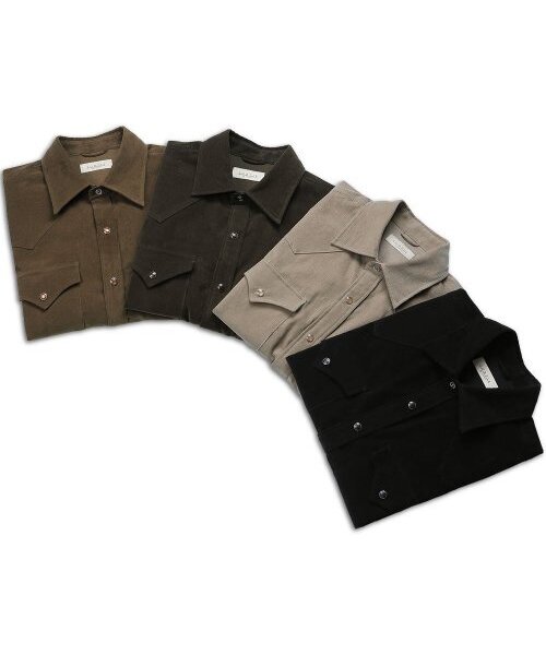 sortie(ソルティ)の「035 Corduroy Western Shirts (Khaki)(シャツ/ブラウス・メンズ・その他・LARGE/MEDIUM)」の2枚目の写真
