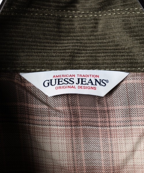 GUESS JEANS(ゲスジーンズ)の「GUESS JEANS 中綿 ハンティングジャケット(ブルゾン・メンズ・カーキ・S/M/L/XL)」の3枚目の写真