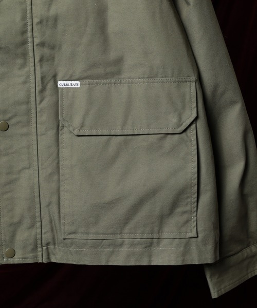 GUESS JEANS(ゲスジーンズ)の「GUESS JEANS 中綿 ハンティングジャケット(ブルゾン・メンズ・カーキ・S/M/L/XL)」の6枚目の写真