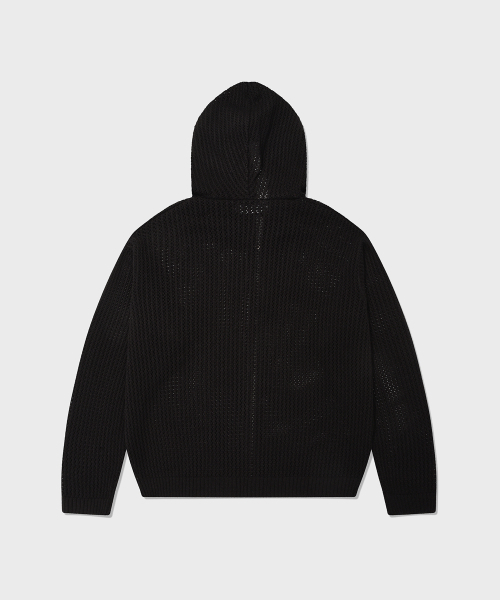 SAINTPAIN(セイントペイン)の「SPファントムメッシュニットジップアップブラック(カーディガン/ボレロ・メンズ・その他・MEDIUM/LARGE)」の2枚目の写真