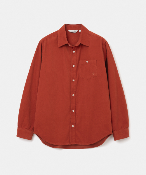 UNIFORM BRIDGE(ユニフォームブリッジ)の「corduroy shirt orange(シャツ/ブラウス・メンズ・その他・MEDIUM/LARGE/X-LARGE/XX-LARGE)」の1枚目の写真