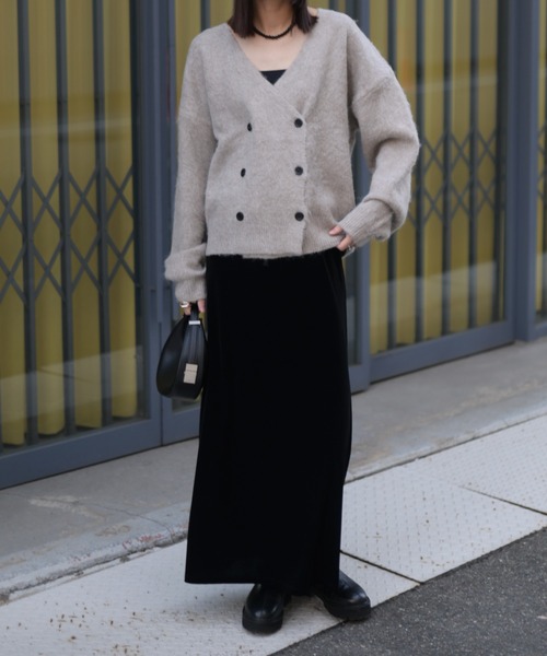 Marient（マリエント）の「ベロアロングSK（スカート・レディース・ダークブラウン/ブラック・FREE）」の15枚目の写真