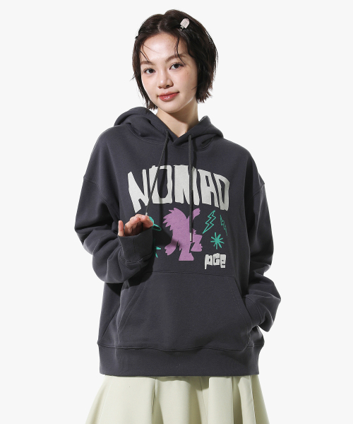 PIECEMAKER(ピースメーカー)の「NOMAD CAIN HOODIE (CHARCOAL)(パーカー・レディース・その他・MEDIUM/LARGE)」の3枚目の写真