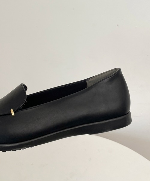 Shoes in Closet（シューズインクローゼット）の「【やわらか 軽い】スクエアトゥ シンプル フラット ローファー 3028（パンプス・レディース・ブラウン系9/ブラック・24.0cm/23.5cm/23.0cm/22.5cm/24.5cm/25.0cm/22.0cm）」の12枚目の写真