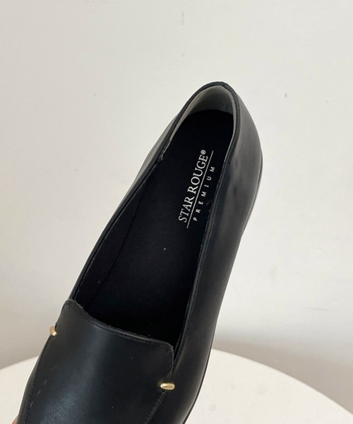 Shoes in Closet（シューズインクローゼット）の「【やわらか 軽い】スクエアトゥ シンプル フラット ローファー 3028（パンプス・レディース・ブラウン系9/ブラック・24.0cm/23.5cm/23.0cm/22.5cm/24.5cm/25.0cm/22.0cm）」の13枚目の写真