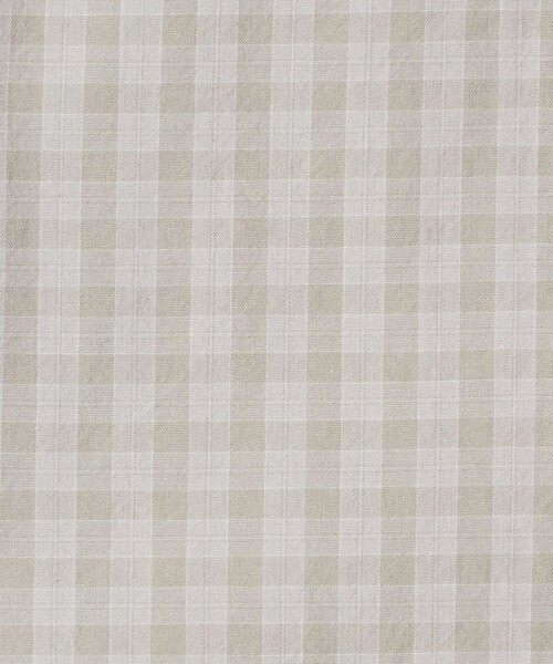 6（ロク）の「＜6(ROKU)＞スナップ カラー チェック シャツ（シャツ/ブラウス・レディース・ケリーグリーン/ベージュ・FREE）」の11枚目の写真