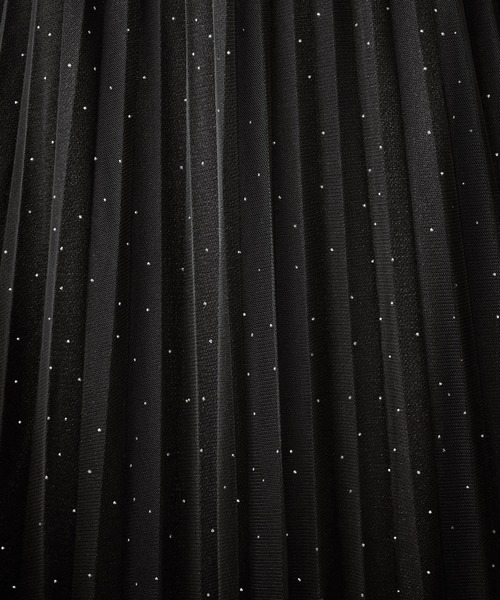 ROPE' PICNIC（ロペピクニック）の「キラキラチュールプリーツスカート/着丈が選べる（スカート・レディース・ブラック・TM/M）」の22枚目の写真